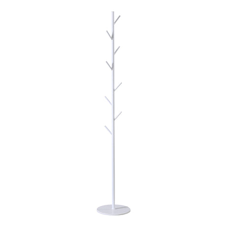 Cuier modern Tebera, alb, metalic, 170 cm, 30x30x170 cm