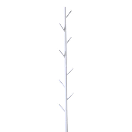 Cuier modern Tebera, alb, metalic, 170 cm, 30x30x170 cm