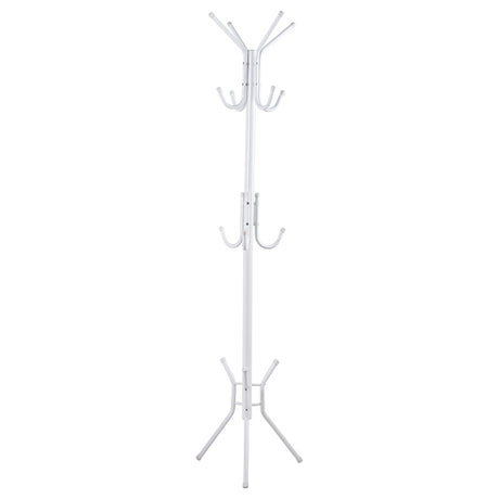 Cuier Piero metal, Alb - Negru, D44x181 cm
