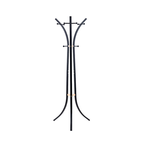 Cuier tip pom Bamile, Negru, 51x63x175 cm
