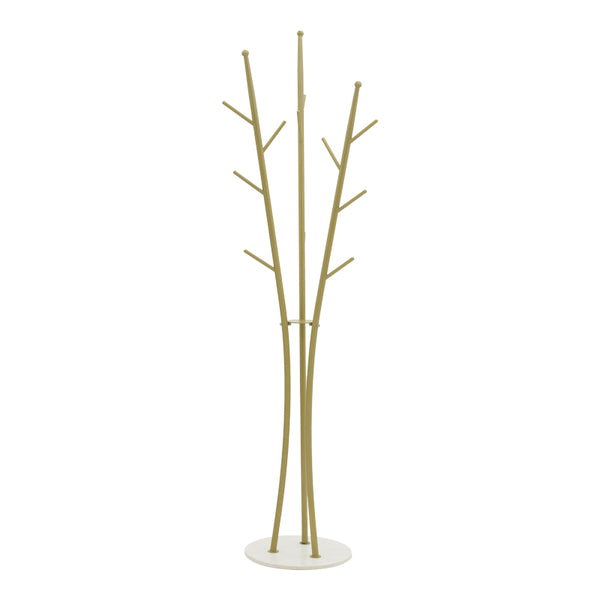 Cuier tip pom Marianni, Auriu, 50x38x182 cm