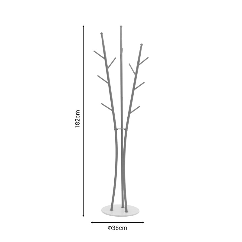 Cuier tip pom Marianni, Auriu, 50x38x182 cm
