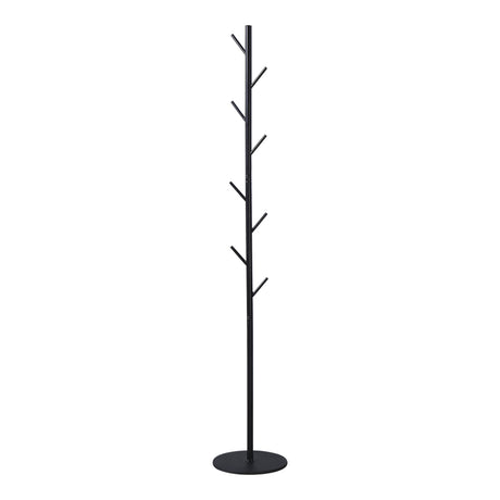 Cuier vertical Tebera, Metal, Negru, 30x170 cm