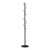 Cuier vertical Tebera, Metal, Negru, 30x170 cm