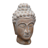Decoratiune de masa buddha Rolia, teracota Gri, 16x16x28 cm