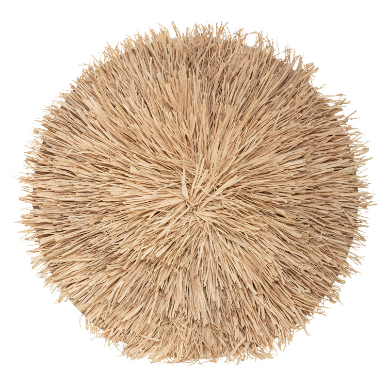 Decoratiune de perete Alaina Natural, si iarba de mare, 64x64 cm