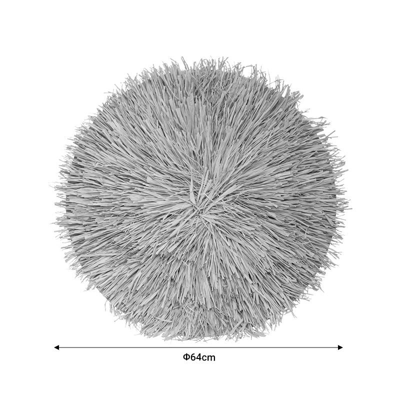 Decoratiune de perete Alaina Natural, si iarba de mare, 64x64 cm