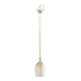 Decoratiune de perete Boon Inart mahogany, 120 cm, 20x120 cm - Alb-Natural