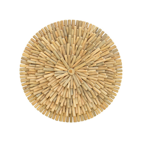 Decoratiune de perete Decofy, Natural, 60x60x5 cm