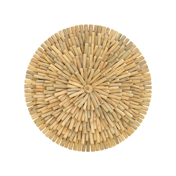 Decoratiune de perete Decofy, Natural, 60x60x5 cm