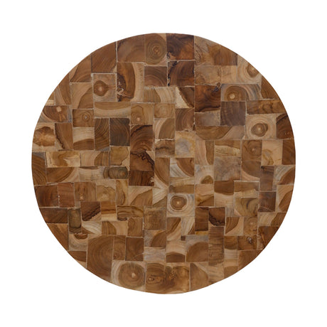 Decoratiune de perete din lemn Sorendine Boho, Natural, 60x60x6 cm