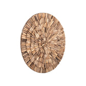 Decoratiune de perete din lemn Wargrene Boho, Natural, 60x60x6 cm, imagine suplimentara