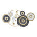 Accesoriu Decorativ Decoratiune de perete din metal Cirsus Auriu 91x49x4 cm