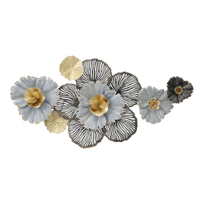 Accesoriu Decorativ Decoratiune de perete din metal Jemiole Auriu 106x53x9 cm