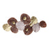 Accesoriu Decorativ Decoratiune de perete din metal Salie Auriu 120x59x7 cm