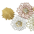 Decoratiune de perete din metal Tutsi, Multicolor, 102x43 cm, imagine suplimentara