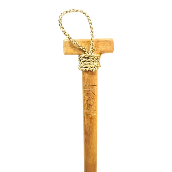 Decoratiune de perete Paddly Inart mahogany, Natural, 120 cm, 20x120 cm