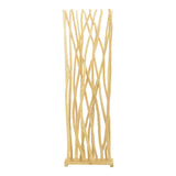 Decorațiune de podea Jati, Rustic, Lemn Teak, Natur, 60x20x190 cm