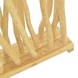 Decorațiune de podea Jati, Rustic, Lemn Teak, Natur, 60x20x190 cm