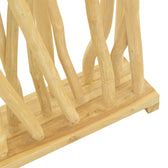 Decorațiune de podea Jati, Rustic, Lemn Teak, Natur, 60x20x190 cm, detaliu produs