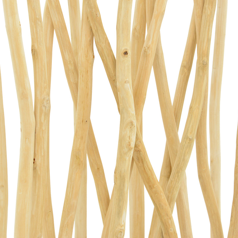 Decorațiune de podea Jati, Rustic, Lemn Teak, Natur, 60x20x190 cm