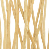Decorațiune de podea Jati, Rustic, Lemn Teak, Natur, 60x20x190 cm