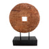 Accesoriu Decorativ Decoratiune masa Cart lemn de mango Natural si fier 35x9x44 cm