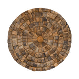 Decorațiune metal de perete Benez, Natural, 80x80x5 cm