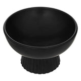 Decorațiune metal Decorative bowl Lorvion ceramic, negru, Ø22x14 cm