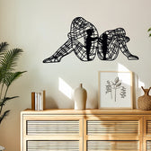 Decorațiune metal Wall deco Innero negru metal, 50x25 cm, imagine suplimentara