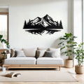 Decorațiune metal Wall deco Mirolo negru metal, 70x50 cm, imagine suplimentara