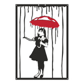 Decorațiune metal Wall deco Raino negru metal 35x0.15x50cm