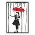 Decorațiune metal Wall deco Raino negru metal 35x0.15x50cm