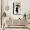 Decorațiune metal Wall deco Raino negru metal, 35x50 cm, imagine suplimentara