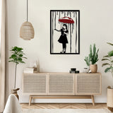 Decorațiune metal Wall deco Raino negru metal, 35x50 cm