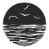 Decorațiune metal Wall deco Seline negru metal Ø40x0.15cm