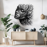 Decorațiune metal Wall deco Solfy negru metal, 80x80 cm