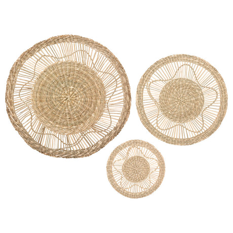 Decoratiune pentru perete PWD-0113, Bej, 38x38 cm