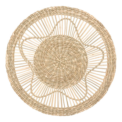Decoratiune pentru perete PWD-0113, Bej, 38x38 cm, perspectiva suplimentara