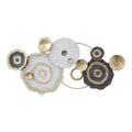 Accesoriu Decorativ Decoratiune perete din metal Melin Auriu 127x63x6 cm