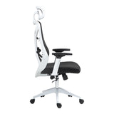 Director scaun birou Andrew plasa, Gri inchis, 65x61x125 cm