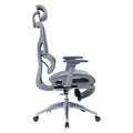 Director scaun birou cu suport pentru picioare Thelonius, Gri, 61x63x125 cm, foto produs