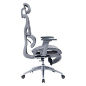 Director scaun birou cu suport pentru picioare Thelonius, Gri, 61x63x125 cm, foto produs
