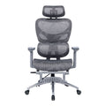 Director scaun birou cu suport pentru picioare Thelonius, Gri, 61x63x125 cm, foto produs 6
