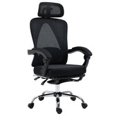 Director scaun de birou cu suport pentru picioare Titan Premium Quality material-plasa negru