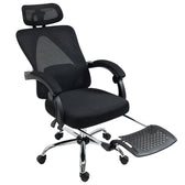 Director scaun de birou cu suport pentru picioare, plasa, negru, 62x124x58 cm, detaliu produs