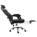 Director scaun de birou cu suport pentru picioare, plasa, negru, 62x124x58 cm, foto produs 7