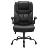 Director scaun de birou Stellar pu, Negru, 70x77x110 cm