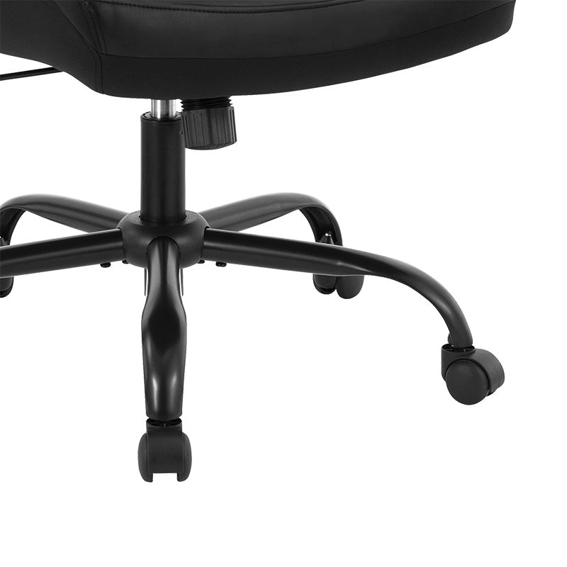 Director scaun de birou Stellar pu, Negru, 70x77x110 cm