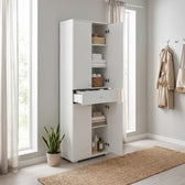 Dulap Adore Diamond, Multifunctional, 4 usi, 4 rafturi, 1 sertar 60 x 187 x 40 cm